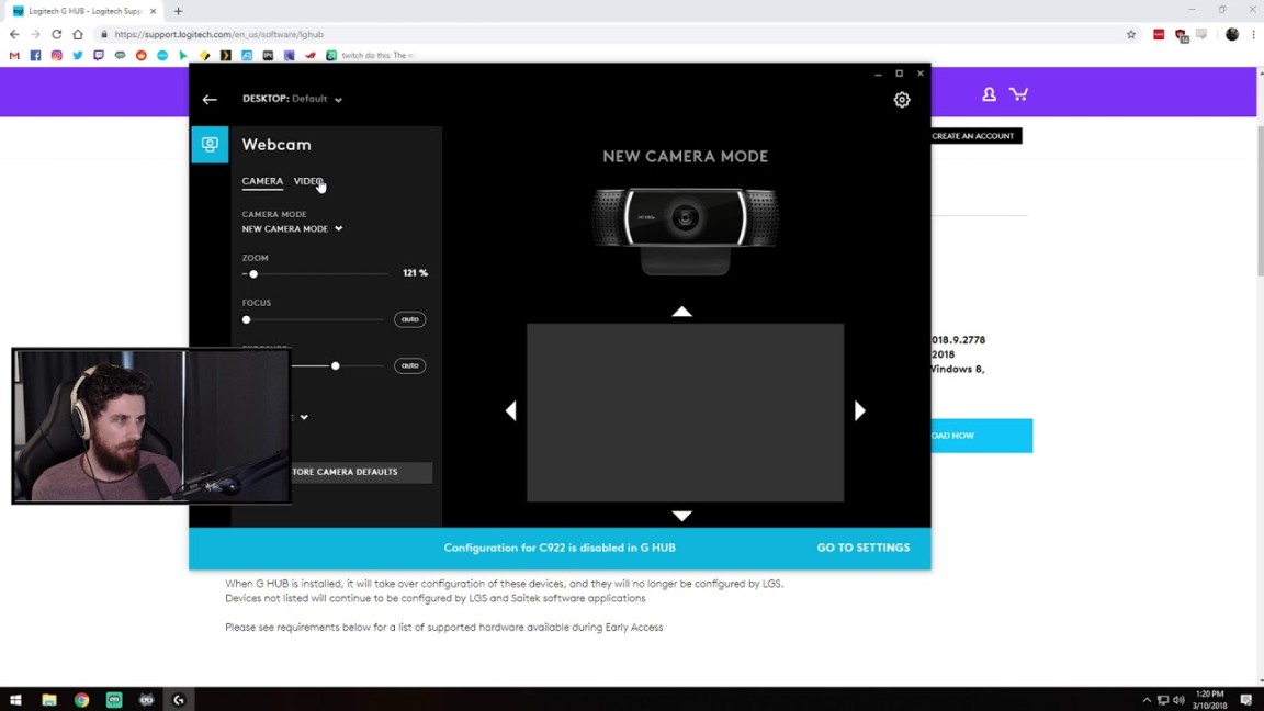 FIX: How To Save Your Settings For The Logitech C Webcam