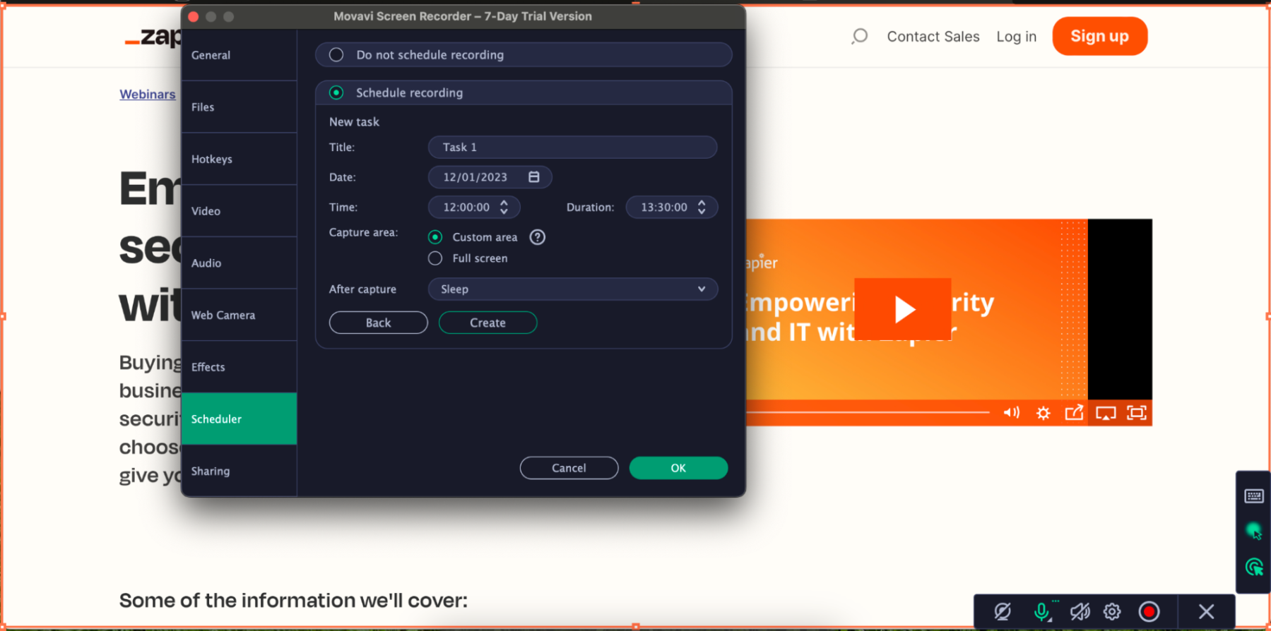 The best screen recording software in   Zapier